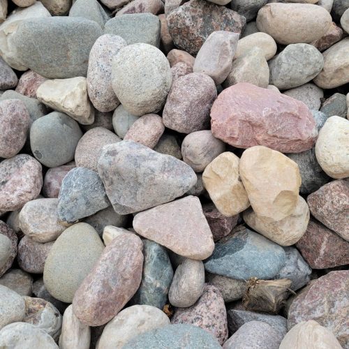 Wisconsin granite boulders